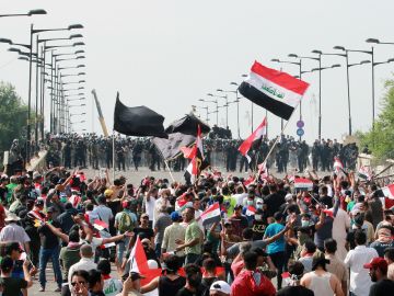 Manifestación en Irak