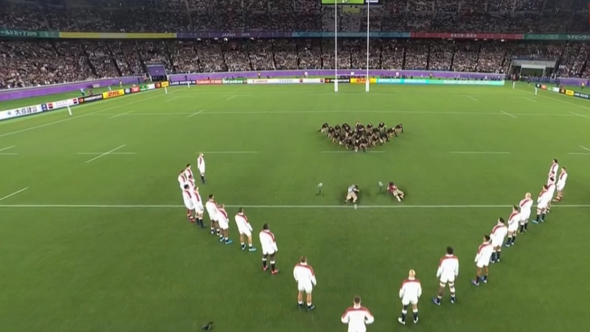 Así respondieron los ingleses a la haka de los All Blacks Así respondieron los ingleses a la haka de los All Blacks