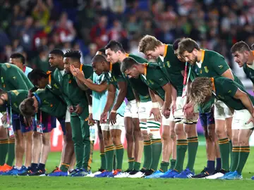Sudáfrica celebra el triunfo Sudáfrica celebra el triunfo
