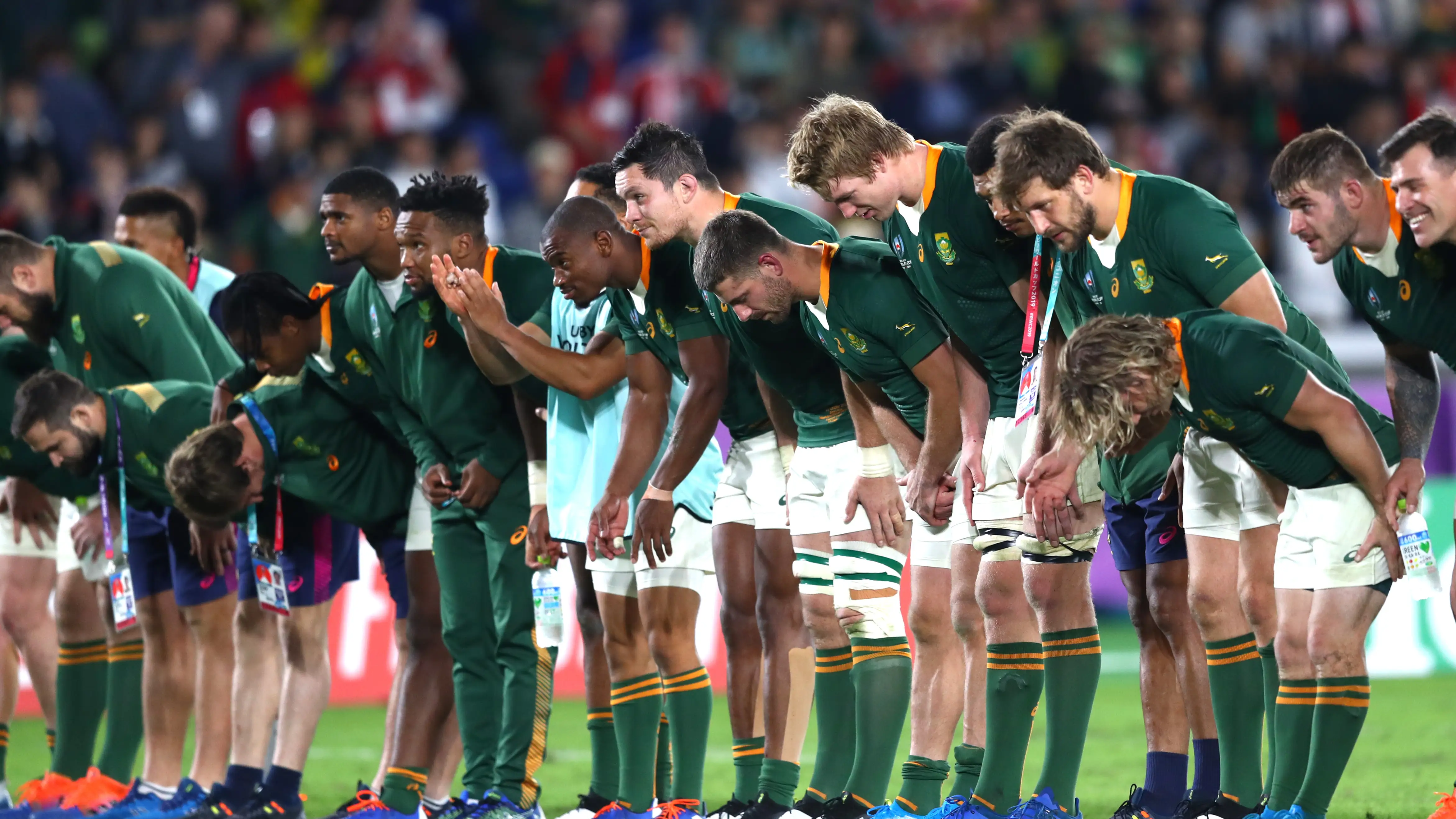 Sudáfrica celebra el triunfo Mundial de Rugby
