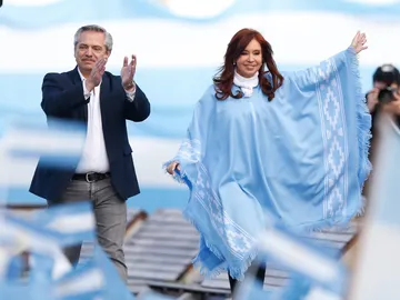 Alberto Fernández y Cristina Fernández Kirchner Alberto Fernández y Cristina Fernández Kirchner