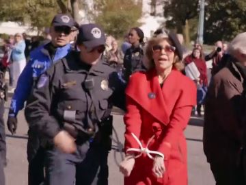 Detenida la actriz Jane Fonda en una manifestación ilegal contra el cambio climático