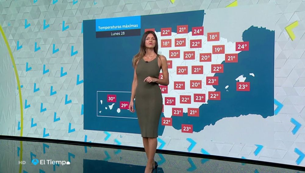 Las temperaturas seguirán sin cambios a comienzo de la semana en la mayor parte de España