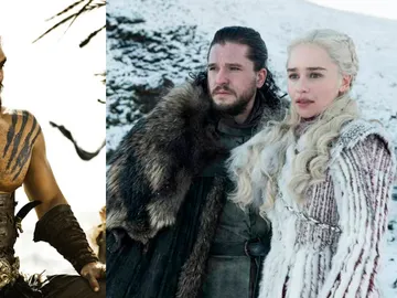 Emilia Clarke, Kit Harington y Jason Momoa como Daenerys, Jon Snow y Khal Drogo en 'Juego de Tronos' Emilia Clarke, Kit Harington y Jason Momoa como Daenerys, Jon Snow y Khal Drogo en 'Juego de Tronos'