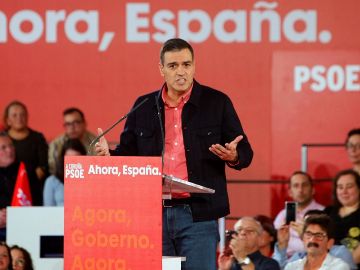 Pedro Sánchez en un acto del PSOE en A Coruña Pedro Sánchez en un acto del PSOE en A Coruña