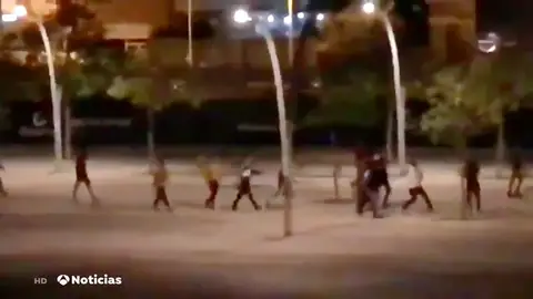 Pelea en Badalona Pelea en Badalona