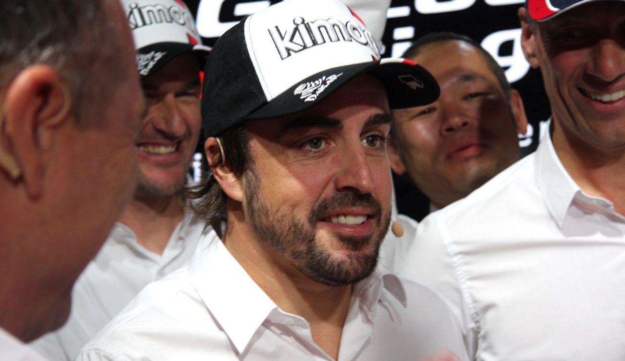 Fernando Alonso en el rally de Cataluña Fernando Alonso en el rally de Cataluña