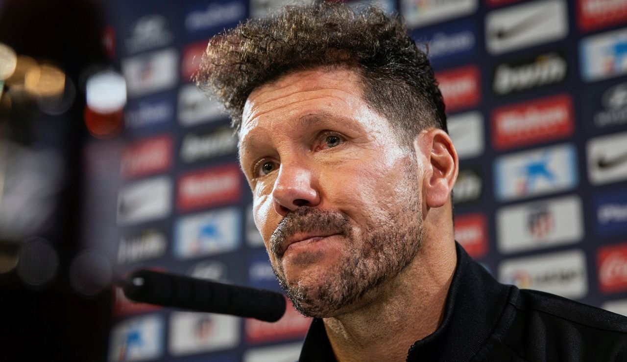Simeone en la rueda de prensa previa al partido contra el Alavés Simeone en la rueda de prensa previa al partido contra el Alavés
