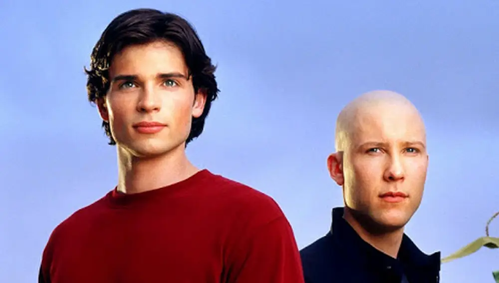 Tom Welling y Michael Rosenbaum en 'Smallville'