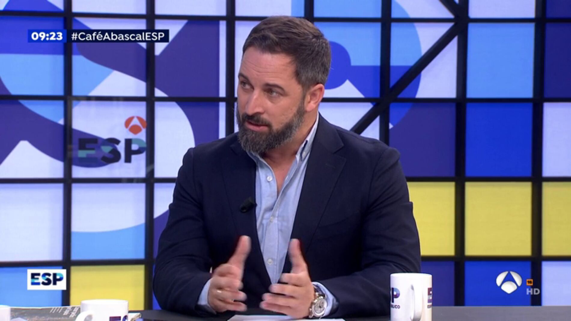 Santiago Abascal en Espejo P&uacute;blico.