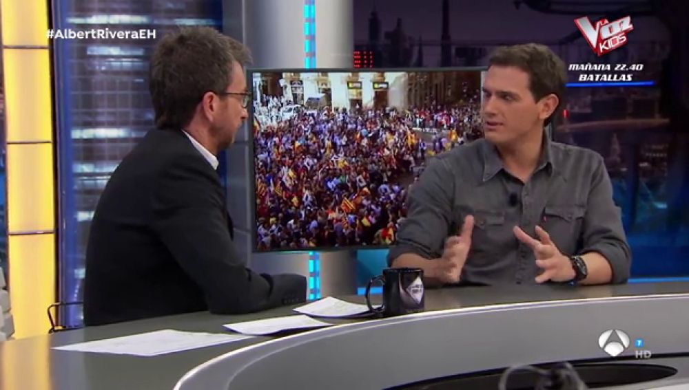 Albert Rivera, en 'El Hormiguero 3.0': "Barcelona y Cataluña necesitan grandes dosis de respeto"