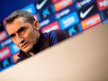 Valverde en la rueda de prensa previa al partido contra el Valladolid