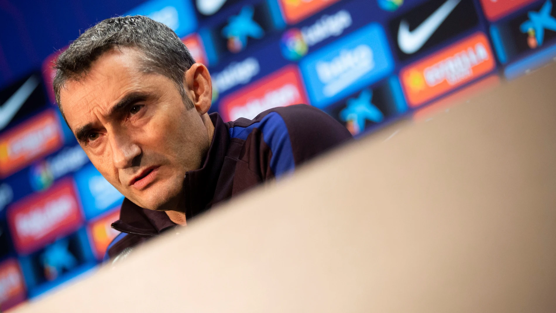 Valverde en la rueda de prensa previa al partido contra el Valladolid Valverde en la rueda de prensa previa al partido contra el Valladolid
