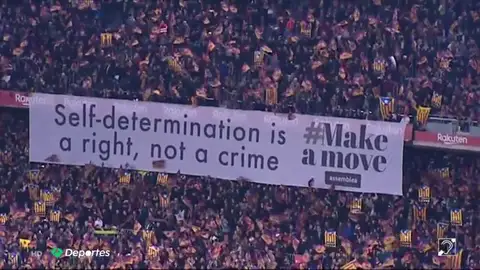 Los CDR del Barça amenazan el partido contra el Valladolid e invitan a llenar el Camp Nou de esteladas Los CDR del Barça amenazan el partido contra el Valladolid e invitan a llenar el Camp Nou de esteladas