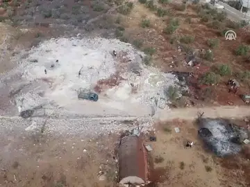 Las fotografías aéreas que muestran la operación de EE.UU. contra el líder del ISIS Las fotografías aéreas que muestran la operación de EE.UU. contra el líder del ISIS