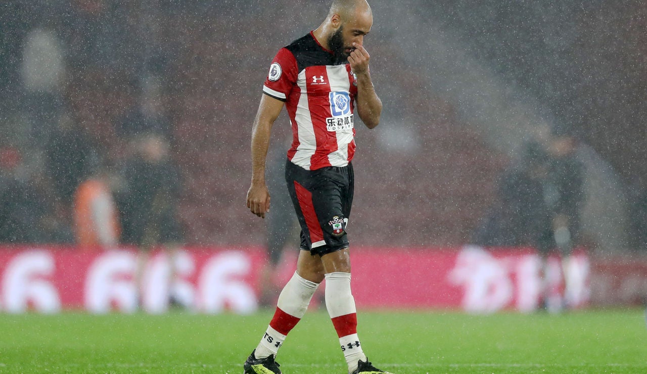 Los jugadores del Southampton tras la derrota Los jugadores del Southampton tras la derrota