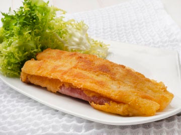 San Jacobos de acelga con ensalada San Jacobos de acelga con ensalada