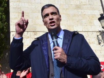 Pedro Sánchez en un mitin Pedro Sánchez en un mitin