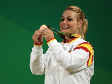 Lydia Valentín en los Juegos Olímpicos de Rio 2016