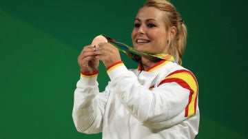 Lydia Valentín en los Juegos Olímpicos de Rio 2016