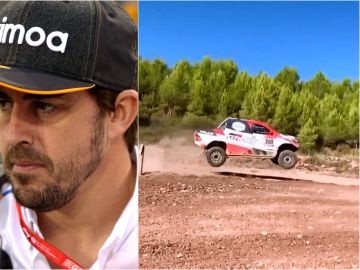 Fernando Alonso preparando el Dakar 2020