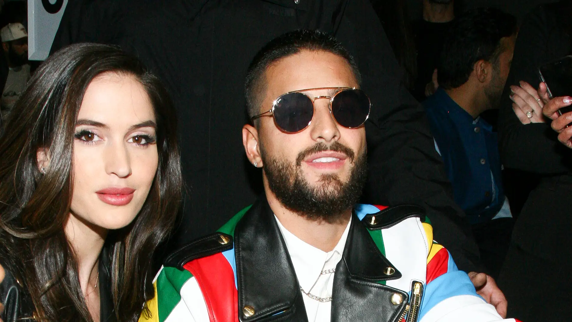 Natalia Barulich y Maluma
