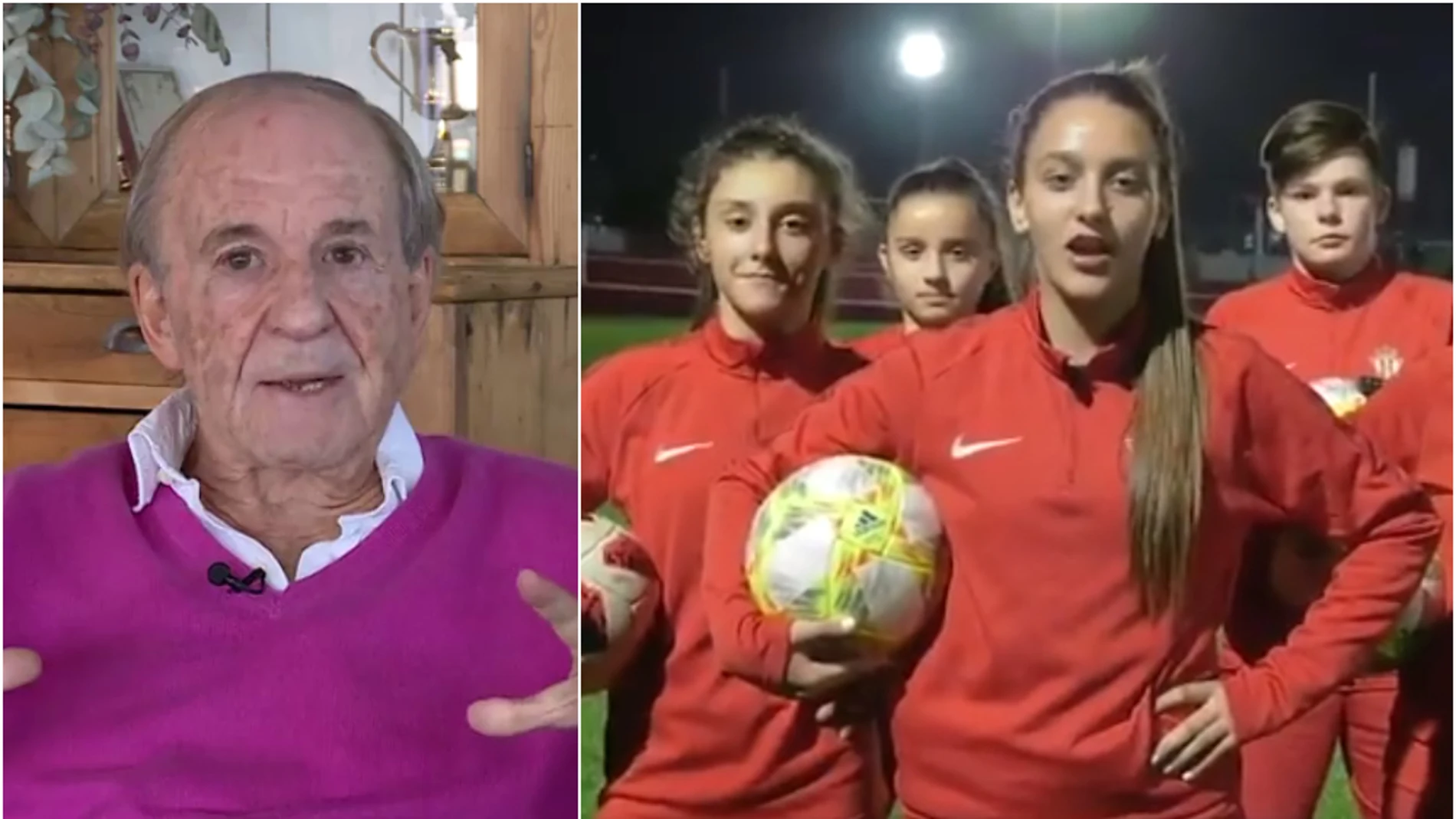 Las jugadoras del Sporting responden a José María García Las jugadoras del Sporting responden a José María García