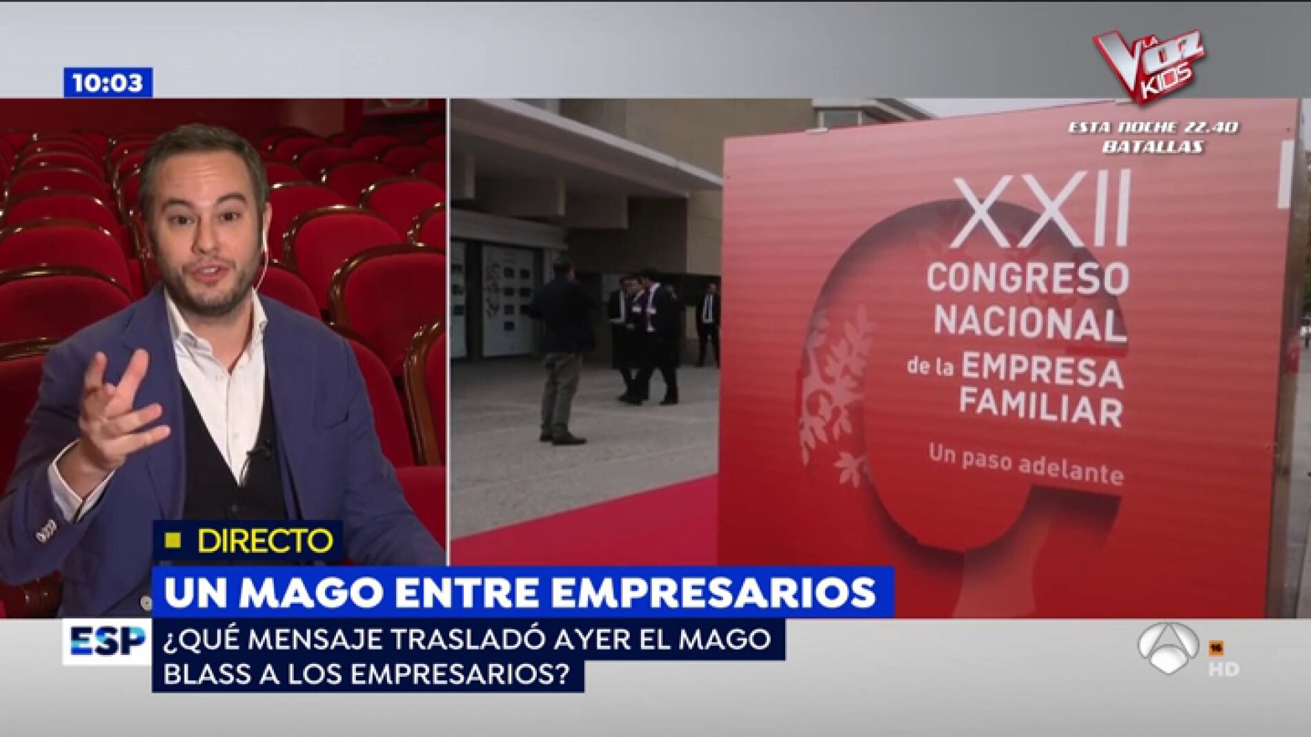 El mago Jorge Blass.