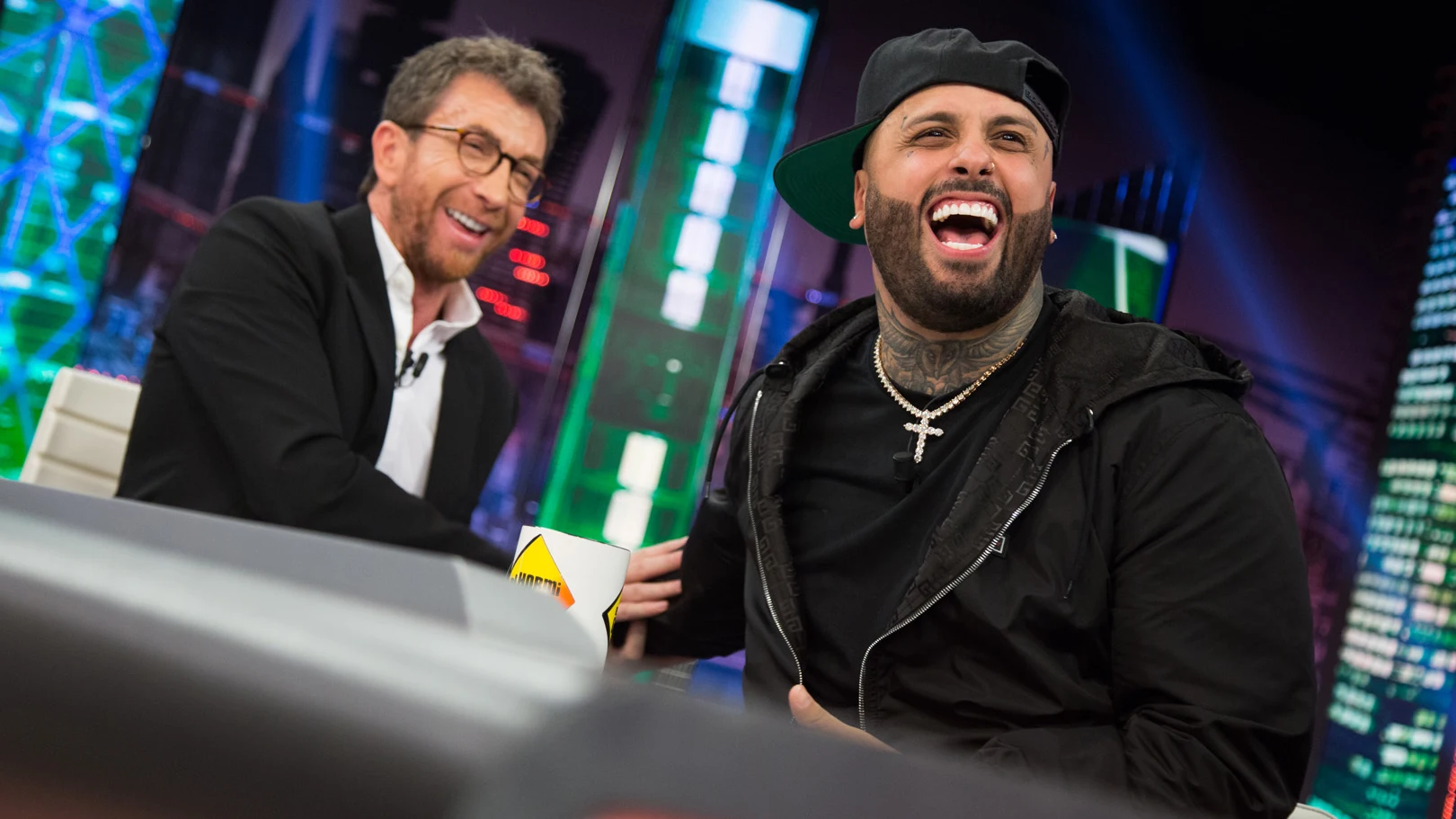 Nicky Jam confiesa en 'El Hormiguero 3.0' el verdadero motivo por el que tiene tatuajes sin sentido 