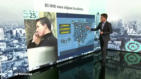 Todos los móviles españoles serán rastreados durante ocho días por el INE Todos los móviles españoles serán rastreados durante ocho días por el INE