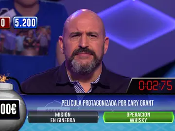 El espectacular pleno de Óscar en la bomba clasificatoria de ‘¡Boom!’ El espectacular pleno de Óscar en la bomba clasificatoria de ‘¡Boom!’