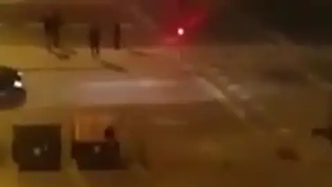 Pelea en el barrio madrileño de Hortaleza Pelea en el barrio madrileño de Hortaleza