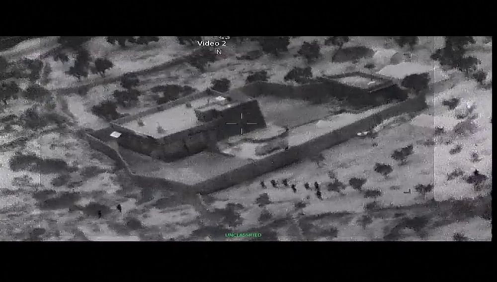 El Pentágono publica las primeras imágenes del ataque contra Al Bagdadi desde el aire