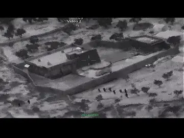 El Pentágono publica las primeras imágenes del ataque contra Al Bagdadi desde el aire El Pentágono publica las primeras imágenes del ataque contra Al Bagdadi desde el aire