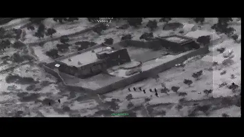 El Pentágono publica las primeras imágenes del ataque contra Al Bagdadi desde el aire El Pentágono publica las primeras imágenes del ataque contra Al Bagdadi desde el aire