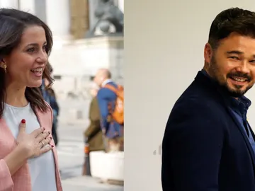 Inés Arrimadas y Gabriel Rufián Inés Arrimadas y Gabriel Rufián