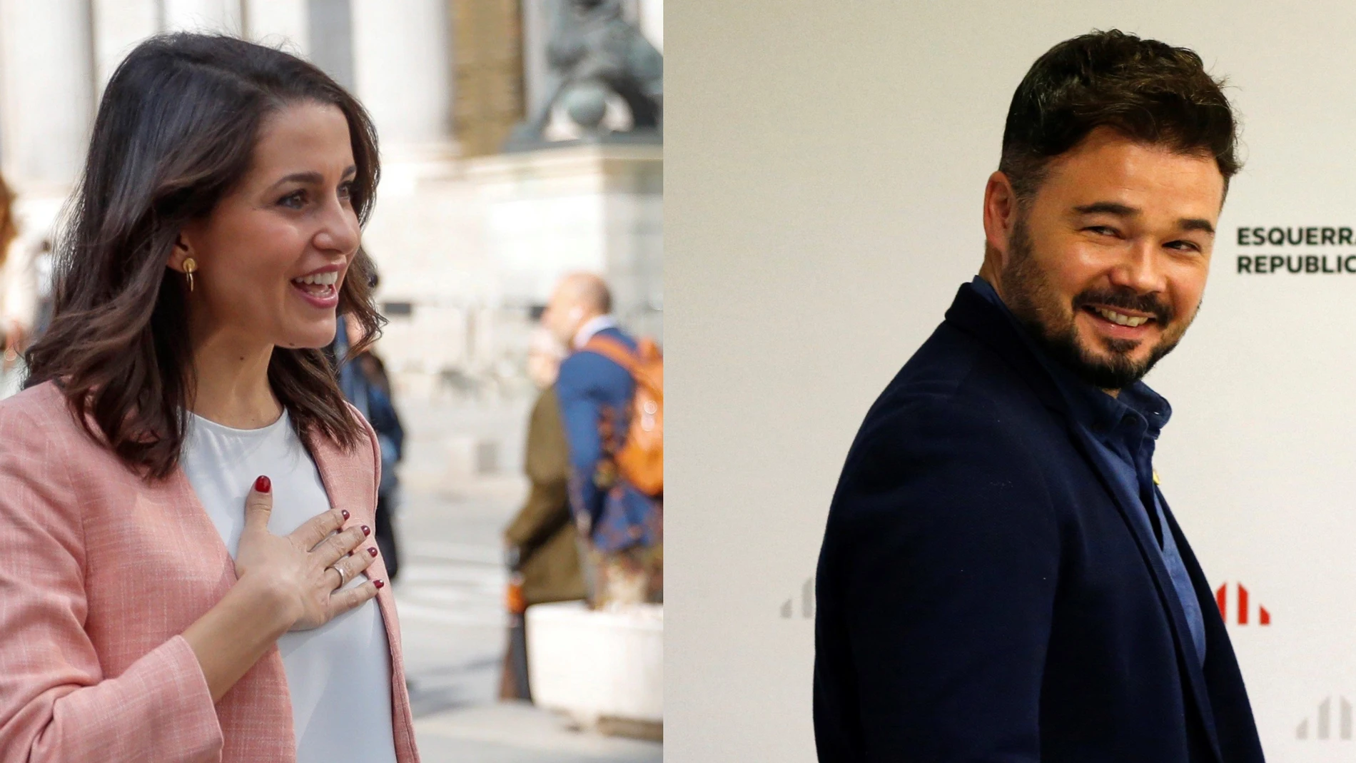 Inés Arrimadas y Gabriel Rufián Inés Arrimadas y Gabriel Rufián