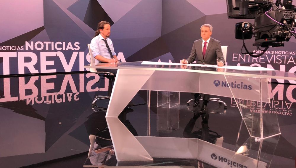 Pablo Iglesias en Antena 3 Noticias