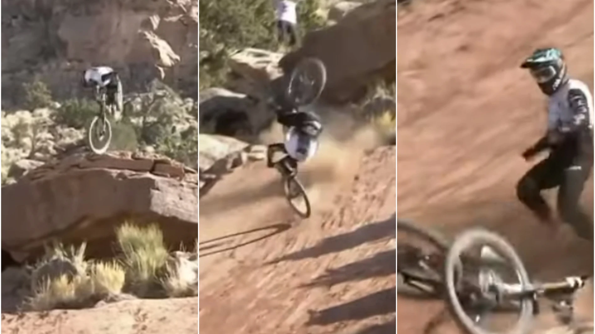 La caída de Bienvenido Aguado en el Red Bull Rampage La caída de Bienvenido Aguado en el Red Bull Rampage