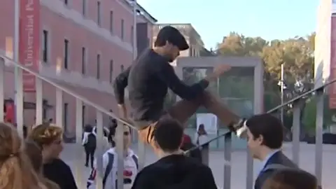 Huelga estudiantil en Barcelona Huelga estudiantil en Barcelona