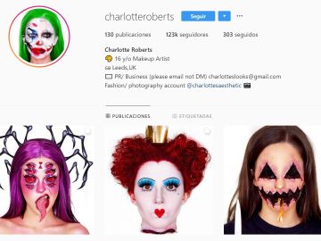 Instagram de Charlotte Roberts Instagram de Charlotte Roberts