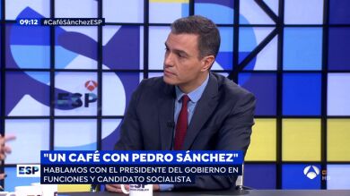 Pedro Sánchez, en Espejo Público: 