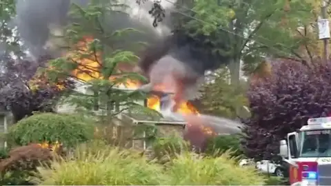 Accidente de una avioneta en Nueva Jersey Accidente de una avioneta en Nueva Jersey
