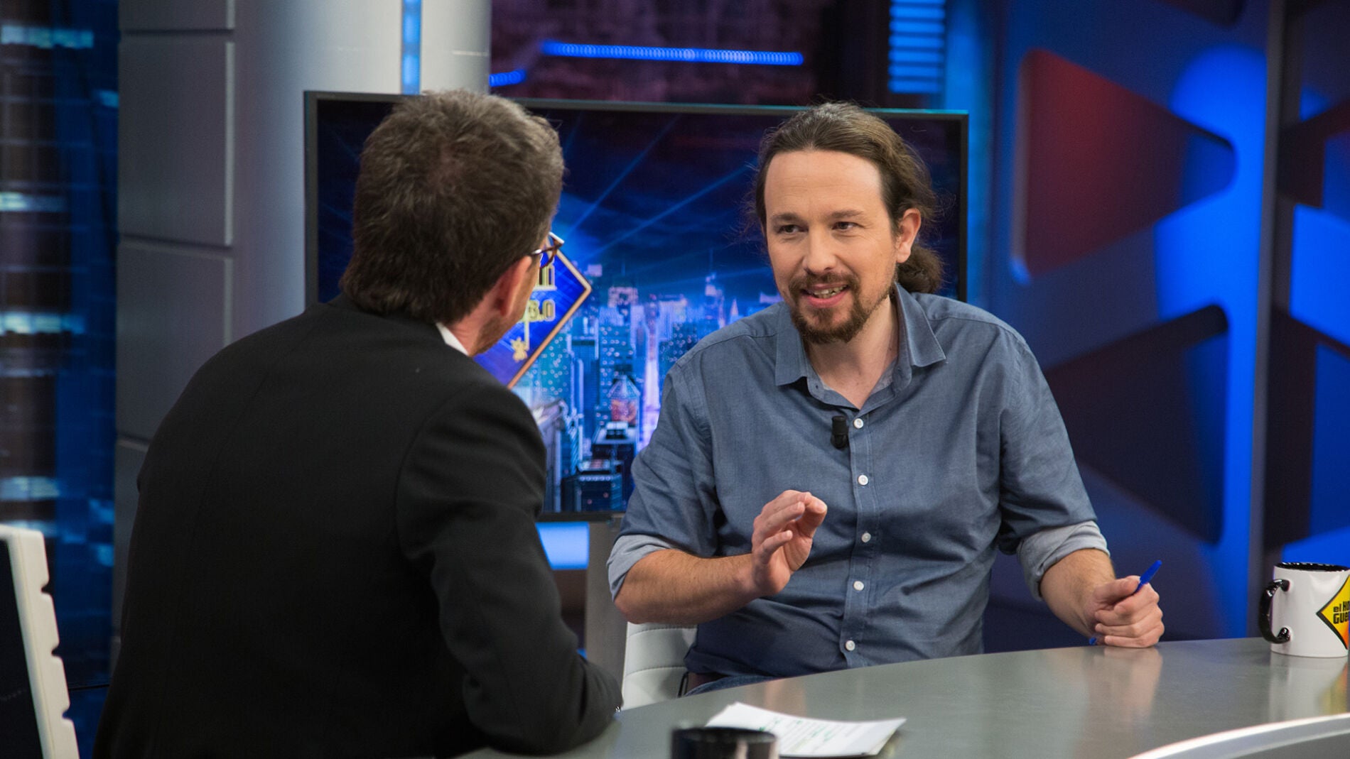 Pablo Iglesias afirma en 'El Hormiguero 3.0' que tiene "buena relación con Felipe VI": "Me parece un tipo interesante"