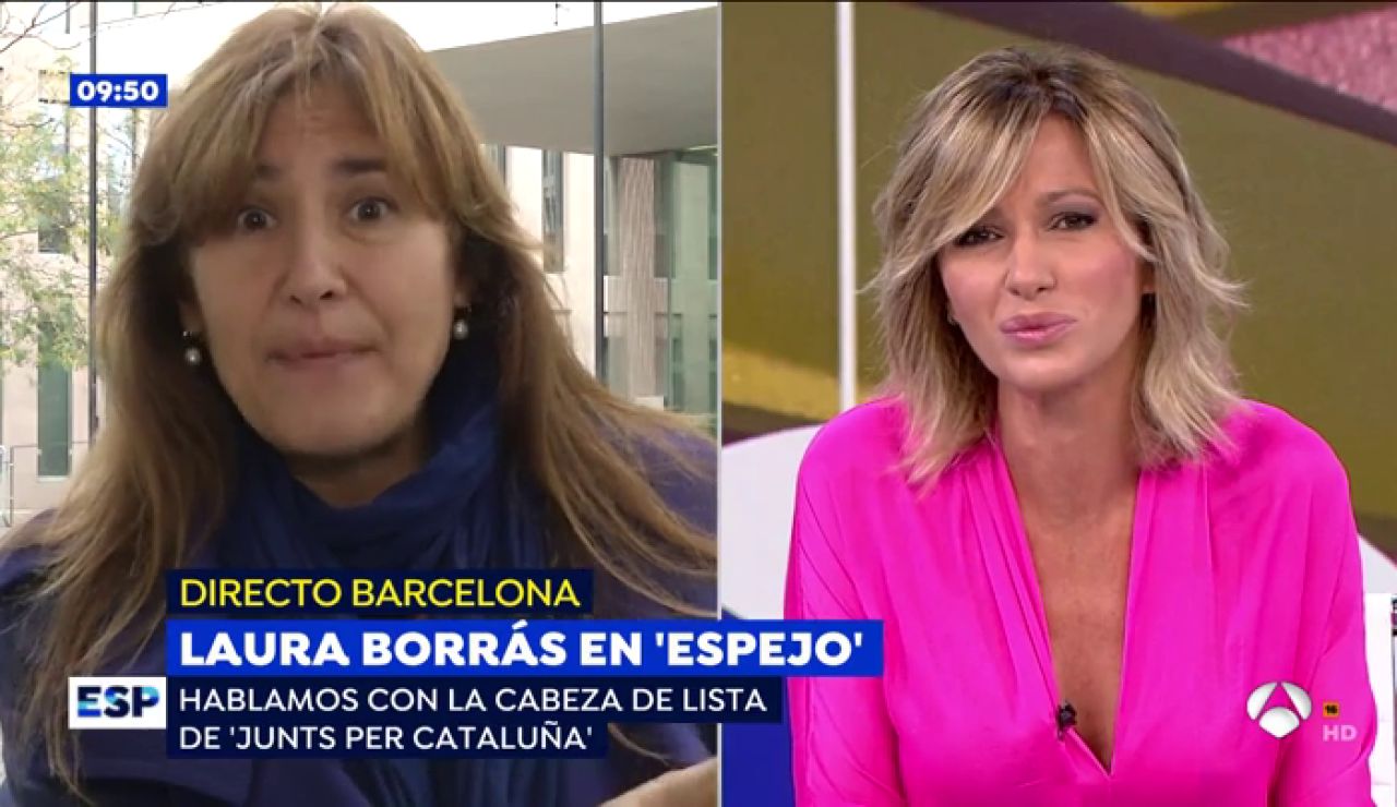 Laura Borrás en Espejo Público Laura Borrás en Espejo Público