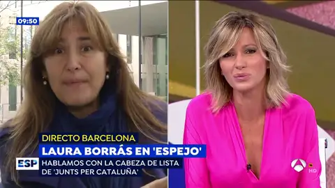 Laura Borrás en Espejo Público Laura Borrás en Espejo Público