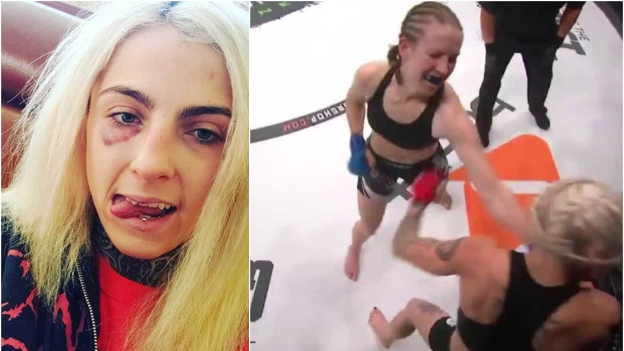 La Actriz Porno Orion Starr Debuta En La MMA Y Su Rival Le Parte La Cara