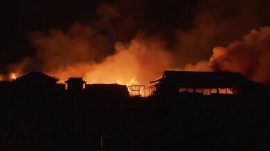 Un incendio destruye el histórico castillo Shuri en Japón