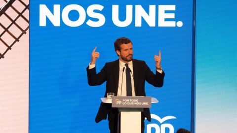 El l&iacute;der del PP, Pablo Casado