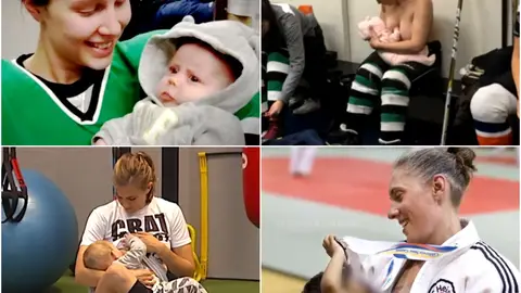 Mujeres que compaginan el deporte con la maternidad Mujeres que compaginan el deporte con la maternidad